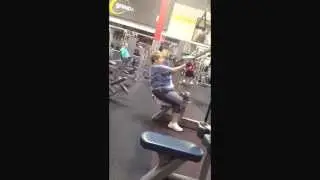 Granny weight training #gymflow100