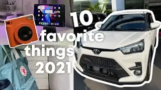 10 Favorite Things I Bought from 2021 | beli mobil di umur 18🥺