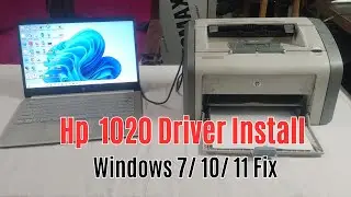 HP LaserJet 1020 Printer Installation Step-by-Step | Windows 10/11 Driver Fix Tutorial