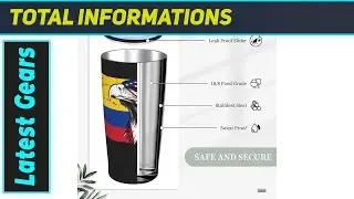 Бутылка для воды с флагом Колумбии: сохраняйте прохладу в патриотическом стиле!
