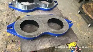Putzmeister P715D wear plate and wear ring 255546005/ 259870007