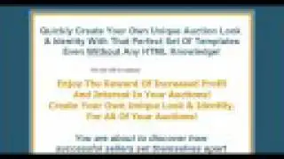 Auction template builder