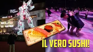 IL MIO PRIMO SUSHI IN GIAPPONE - HO VISTO IL FAMOSO GUNDAM GIGANTE!