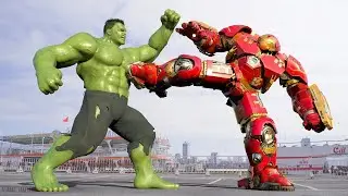 Iron Man vs Hulk &ndash; Epic Crossover Battle | Avengers x Transformers | Comosix Film [HD]