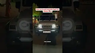 THAR ROXX Petrol Engine Sound Problem🙏 #tharroxx #thar #tharlover #thar4x4 #shorts #trending #viral
