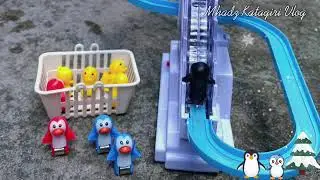 Amazing Satisfying / Unboxing Small Penguin | Slide Toy