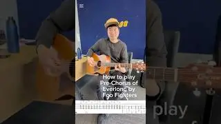 How to play the pre-chorus of #everlong by the #foofighters