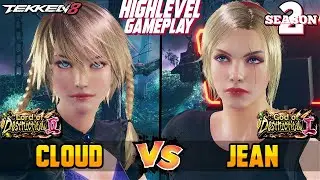 T8 &ndash; CLOUD (Reina Mishima) vs JEAN (Lidia Sobieska) Tekken 8 High Level Gameplay