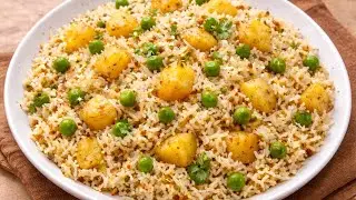 Allu matar pulao quick recipe #shortvideo#shorts  #short #shortsfeed #cooking 