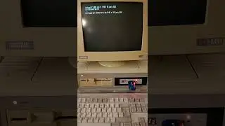 Amstrad PC1512 - Booting from Gotek unit.