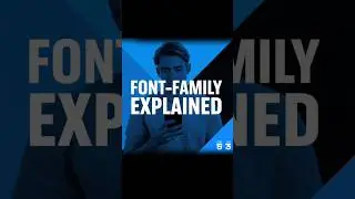 Understanding font-family in #CSS (For Beginners)