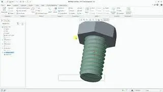 Creo Exercise- Nut Bolt Design