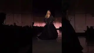 Saint Laurent Brings the Drama | Paris Fashion Week #bestcatwalk #ysl #bellahadid #parisfashionweek
