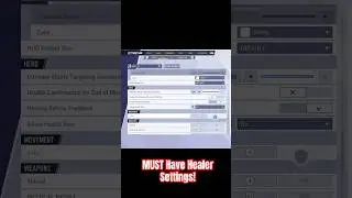 💫MUST Have Marvel Rivals Healer Settings!💫