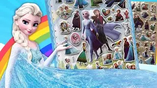 Hình Dán 3D Công Chúa Elsa và Anna phim Nữ Hoàng Băng Giá siêu đẹp| Sticker Elsa Anna | KEOBONGTV