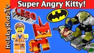 Lego Batman and SUPER Angry KITTY Rescue Spiderman from Green Goblin