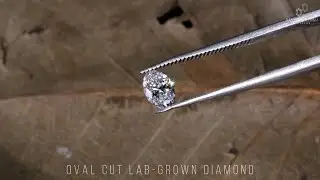 Oval-Cut Diamond, EF/VS Quality Lab Grown Diamond, Diamond for Engagement Ring