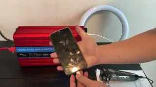 Amazon ETREPOW 1500W Pure Sine Wave Inverter Test