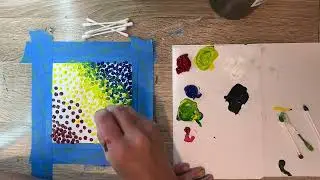 Stippling with Paint