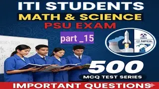 ISRO/ NPCIL /Drdo/ maths and science important MCQ series every day night 7 pm Live class