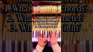 A slightly unsettled improvisation. What does it make you think of? Can you analyze it? #musictheory