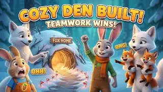 The Buck&rsquo;s Forest Adventures - Whistling Winter Wind Mystery! ❄️ Cozy Den Build for White Fox Family