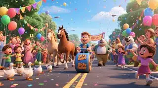 Ricky Roller Makes a Road | Construction Song for Kids | Fun Machine Rhyme for Toddlers