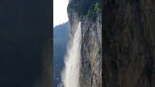 Beautiful Waterfall #MajesticWaterfall #NatureWonder #WaterfallView #CascadingWaters #Nature