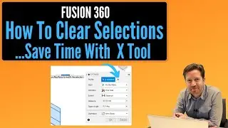 Fusion 360 Beginner Tip - How To Clear Selections(Not Start Over)