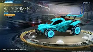ROCKET LEAGUE ITEM SHOP - Sky Blue Wonderment Exotic Wheels - 25.07.20