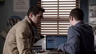 Teen Wolf 1x09 Stiles ask Danny for help when make fun off Derek call him Miguel.