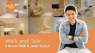 [Walk and Talk] 780 SQFT 3ROOM HDB RESALE HOME TOUR | M2D Interior Design