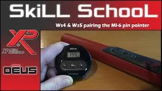 XP Deus подключает пинпоинтер MI-6 к наушникам WS4 и WS5