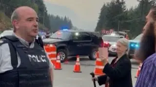 Tensions flare in Shuswap, British Columbia over protest convoy