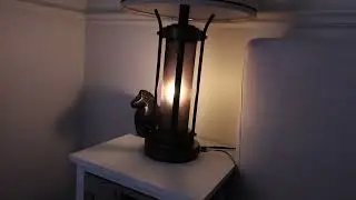 QiMH Farmhouse Table Lamps, Rustic Beside Lamps for Bedroom with USB A+C Charging Ports