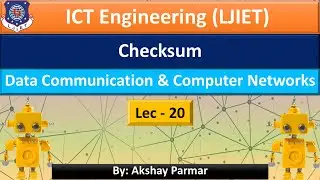20 Unit3 Lec3 Checksum  | Data communication and computer networks | ICT | LJIET