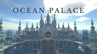 Minecraft Ocean Base/Palace - Megabuild Showcase (Cinematic).
