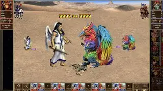 Heroes 3 COMBAT 9999 EACH SLOT Angels vs Couatls  HoTA v1.7 Factory