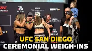 UFC San Diego Ceremonial Weigh-Ins: Final Staredowns | UFC San Diego | MMA Fighting