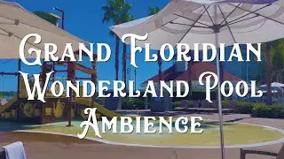 Disney's Grand Floridian Resort Alice in Wonderland Pool ASMR Ambiance (3 Hours, no music, water)