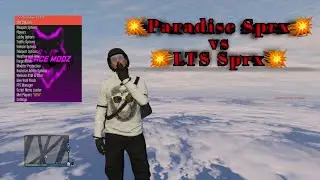 GTA ONLINE PS3 - PARADISE SPRX VS LTS SPRX (SOMEONE FROZE!)