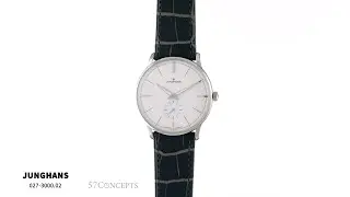 Junghans 027/3000.02 Meister Handaufzug Terrassenbau &bull; Zegarek męski/damski