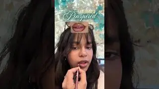 Episode 2 of pinterest inspired series⭐ brown juicy glittery lip combo for Indian skin #brownskin