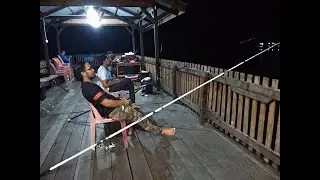 Jalan2 Johor/Part 1:Mancing di kong-kong chalet terapung Johor | dapat ikan ke tu?