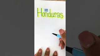 Writing Honduras in Thai #shorts