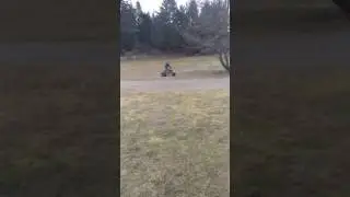 3 wheeled quad, having some fun