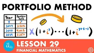 The Portfolio Method | Exam FM | Financial Mathematics Lesson 29 - JK Math