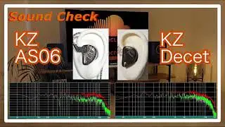 KZ AS06 vs KZ Decet [IEMs Chinese Sound Comparison 中華イヤホン音比較]
