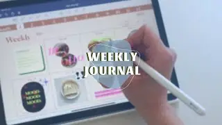 [ASMR]🤍relax and cosy🤍 | Paperless Journal | iPad Planner | Free Template | Digital Weekly Journal