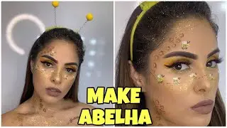 MAQUIAGEM ABELHA   CARNAVAL